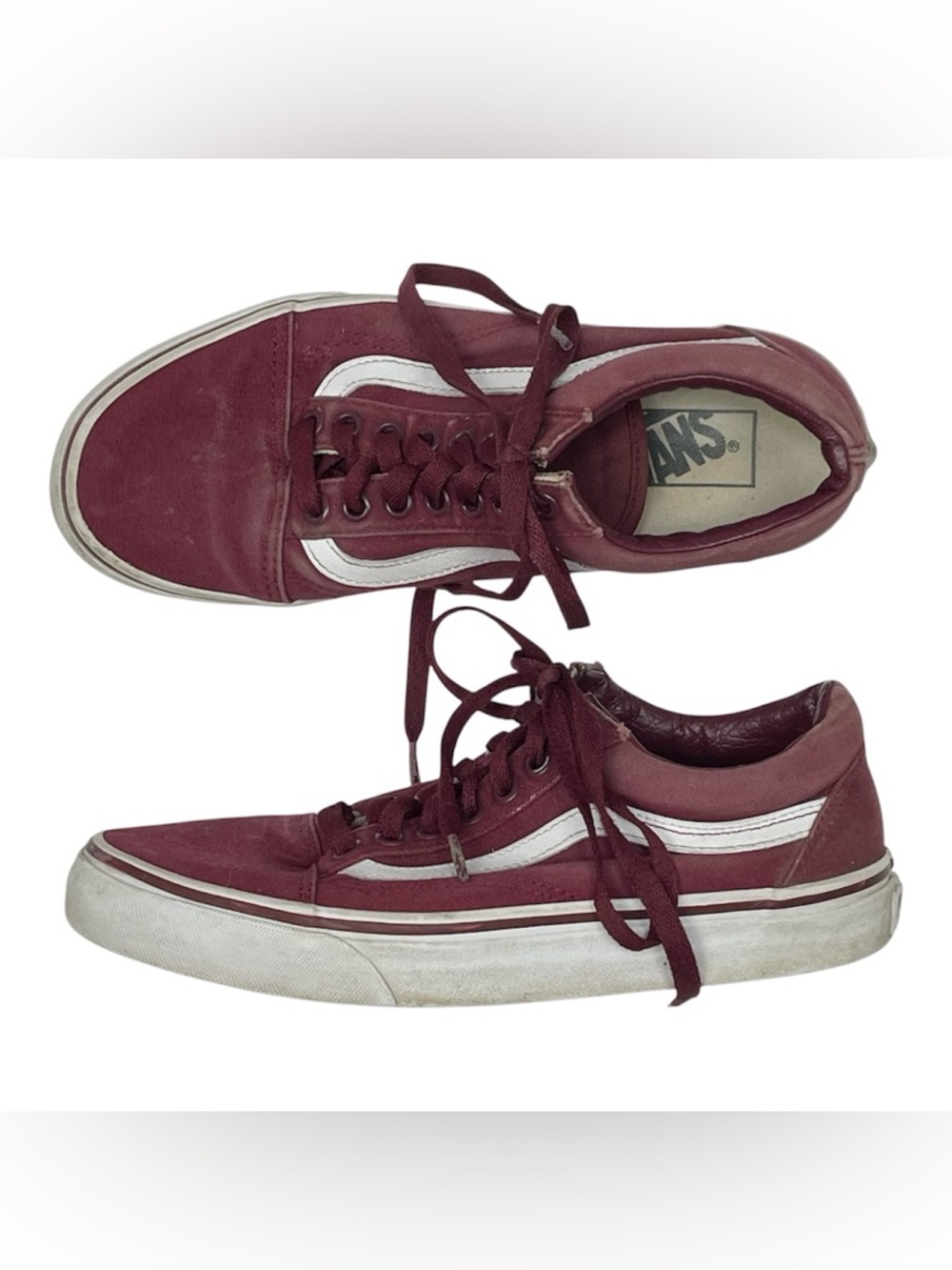 Maroon Old Skool Low-Top Vans